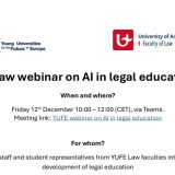 YUFE Law Webinar AI in Legal Education2025